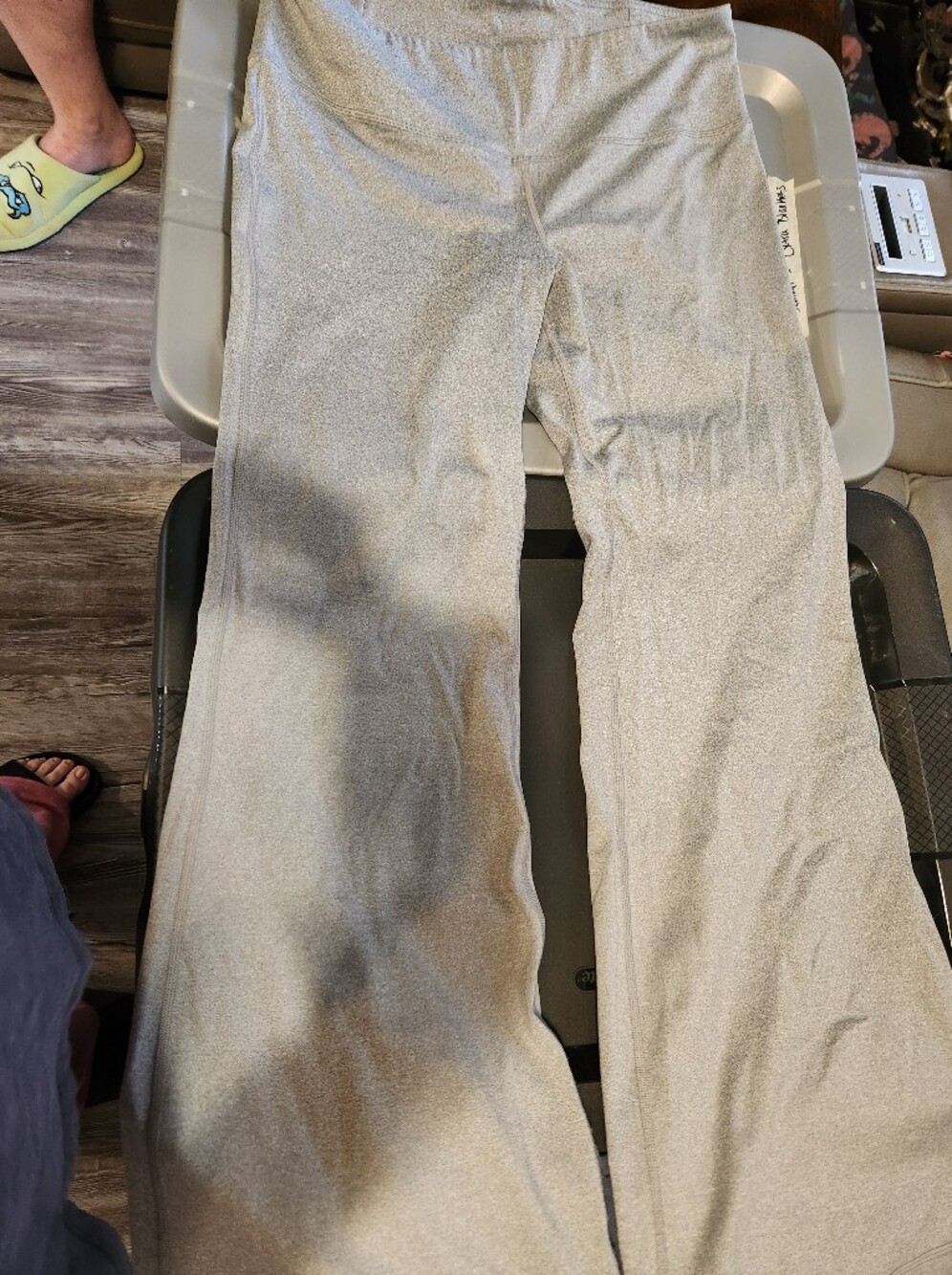 Wide Leg Metallic Silver Women's Pants - Sleek Everyday Style